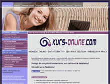 Tablet Screenshot of kurs-online.com